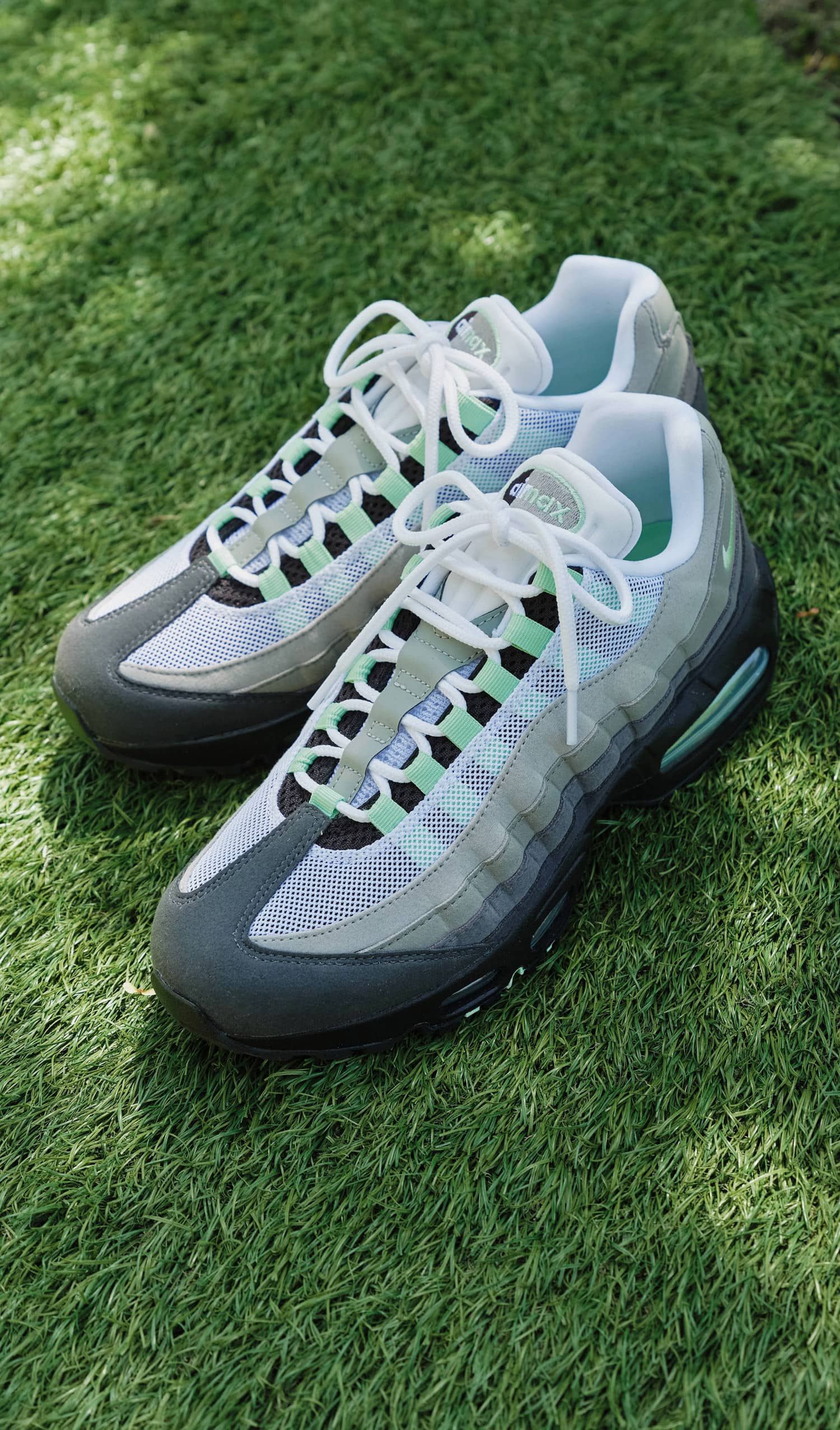 NIKE WMNS AIR MAX 95 BIG BUBBLE "Fresh Mint"