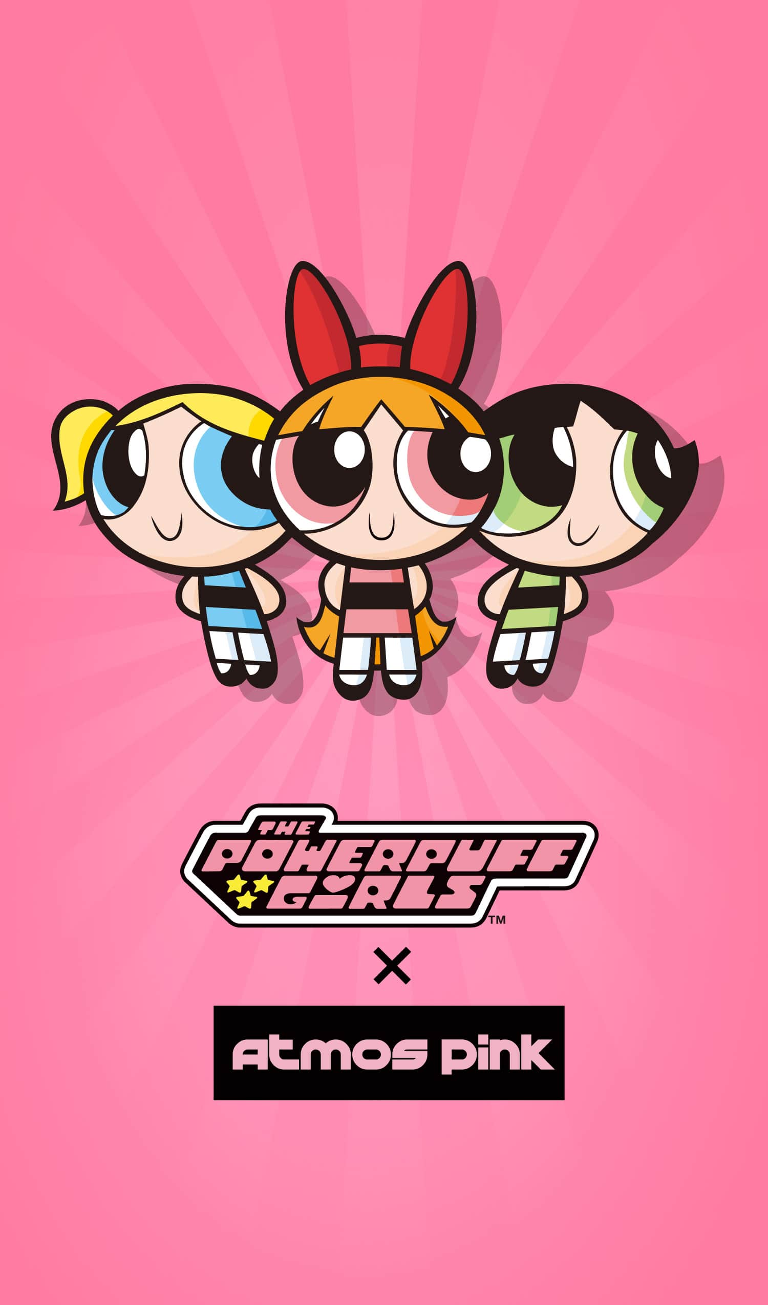 The Powerpuff Girls x atmos pink FW26 COLLECTION