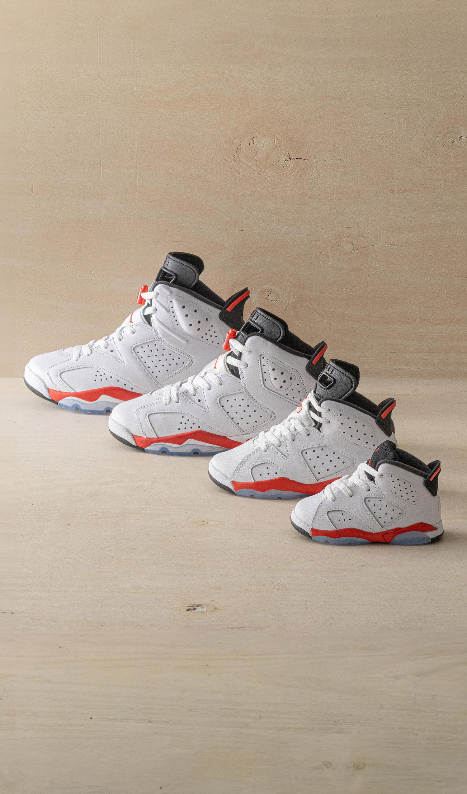 JORDAN BRAND AIR JORDAN 6 RETRO ' White Infrared '