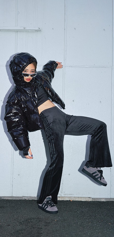 クーポンコード Heart hip sweat pants ＆ Luna logo tops 黒 ...