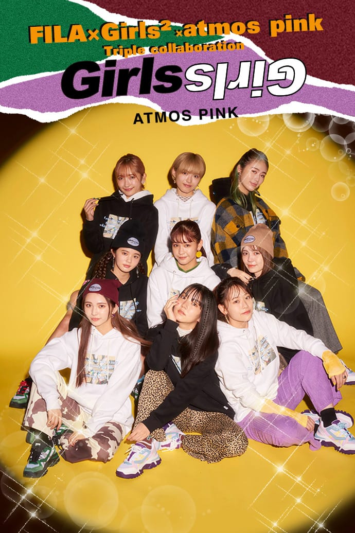 FILA x atmos pink x Girls²　第一弾