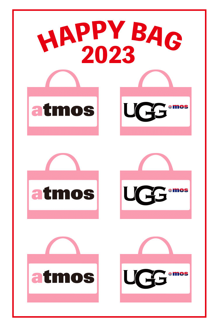 "atmos pink""UGG@mos" HAPPY BAG 2023