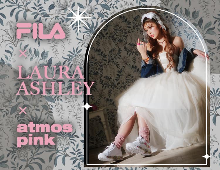 FILA × Laura Ashley × atmos pink