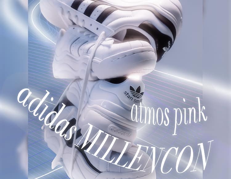 atmos pink adidas MILLENCON