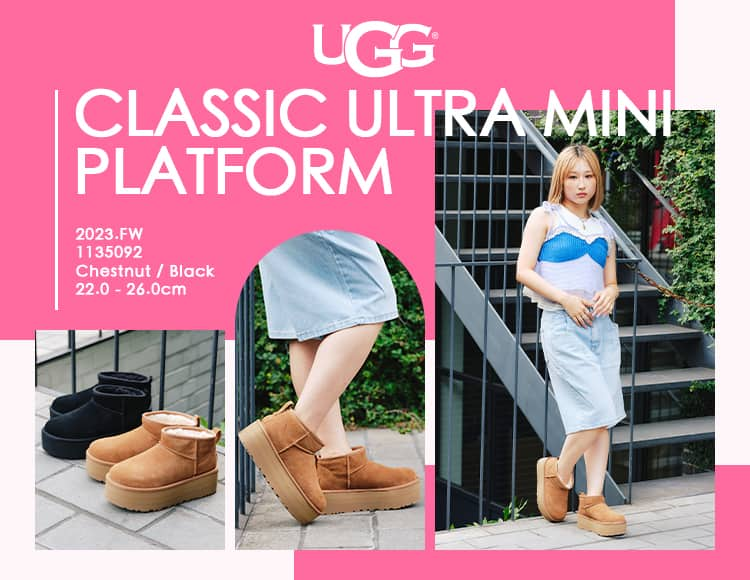 本日限りUGG  CLASSIC ULTRA MINI PLATFORM CHE申し訳ございません