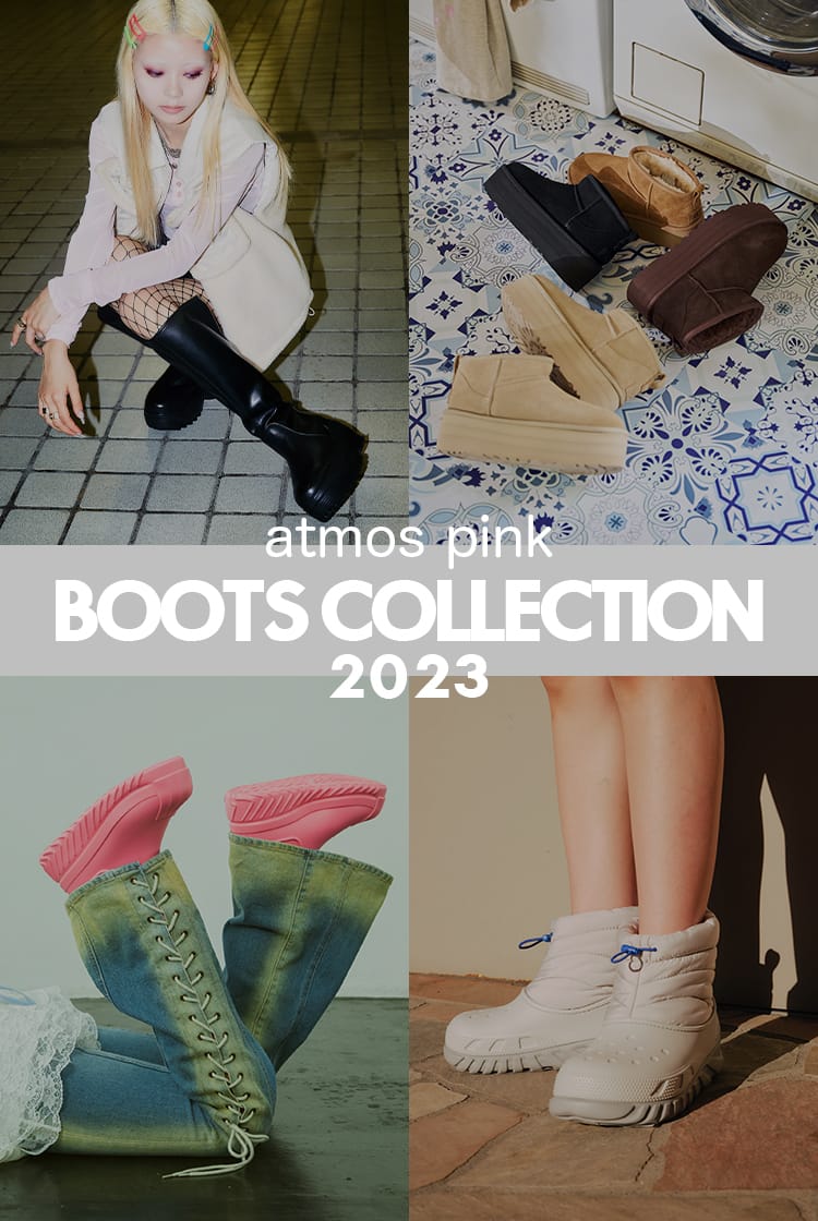 atmos pink BOOTS COLLECTION 2023
