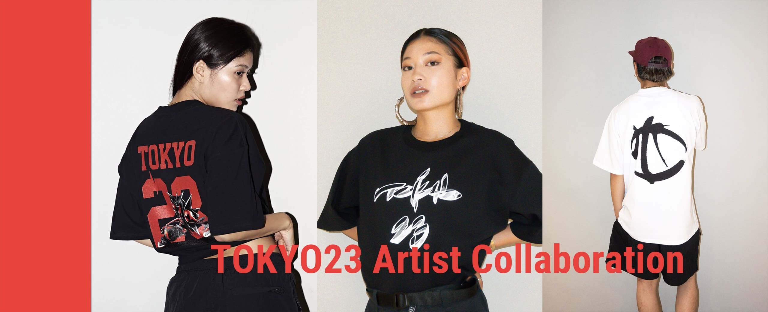 TOKYO23のアーティストコラボレーション Tシャツ