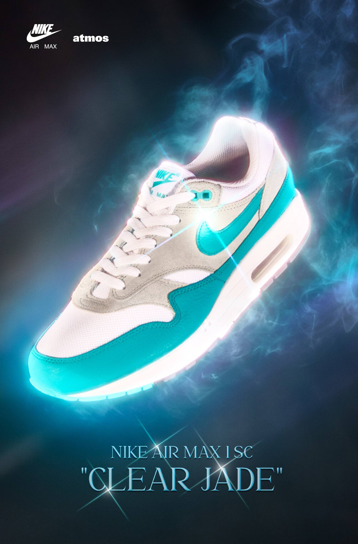 atmos限定 NIKE NSW TCH FLC CRW LS JADE