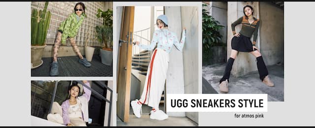 UGG SNEAKER STYLE for atmos pink | 安斉星来の今どきスタイルでUGG®のスニーカーをご紹介！