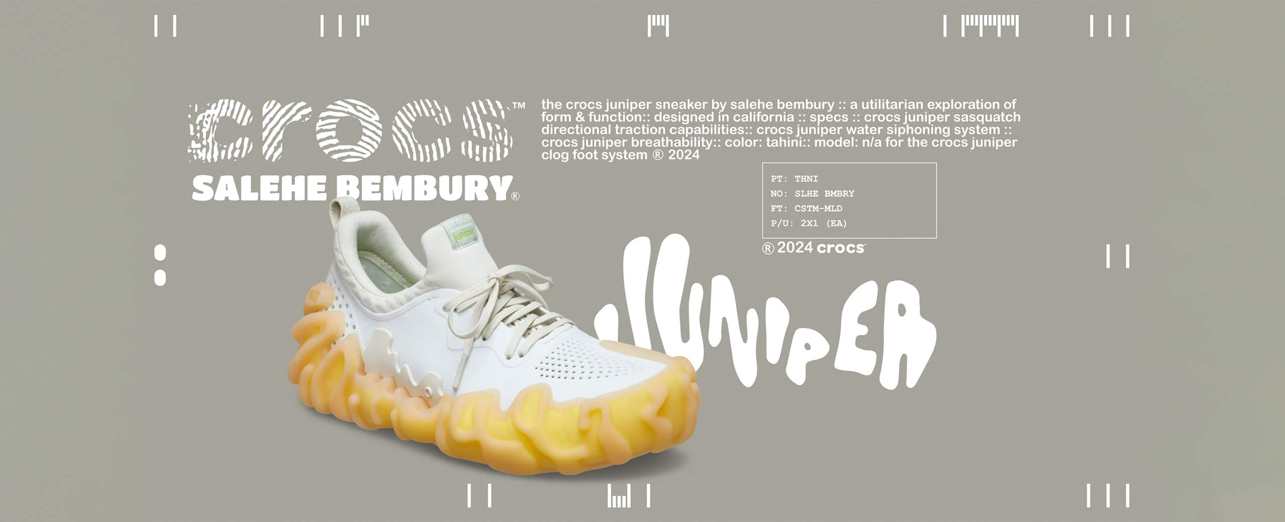 "Salehe Bembury x crocs Juniper "THNI""