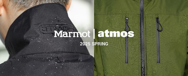 atmos x Marmot SS25 | 高機能テキスタイルを使用したライフスタイルウェア。