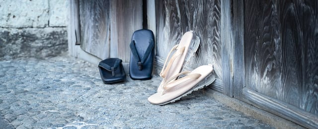 goyemon setta × sneaker unda-雲駄- Leather