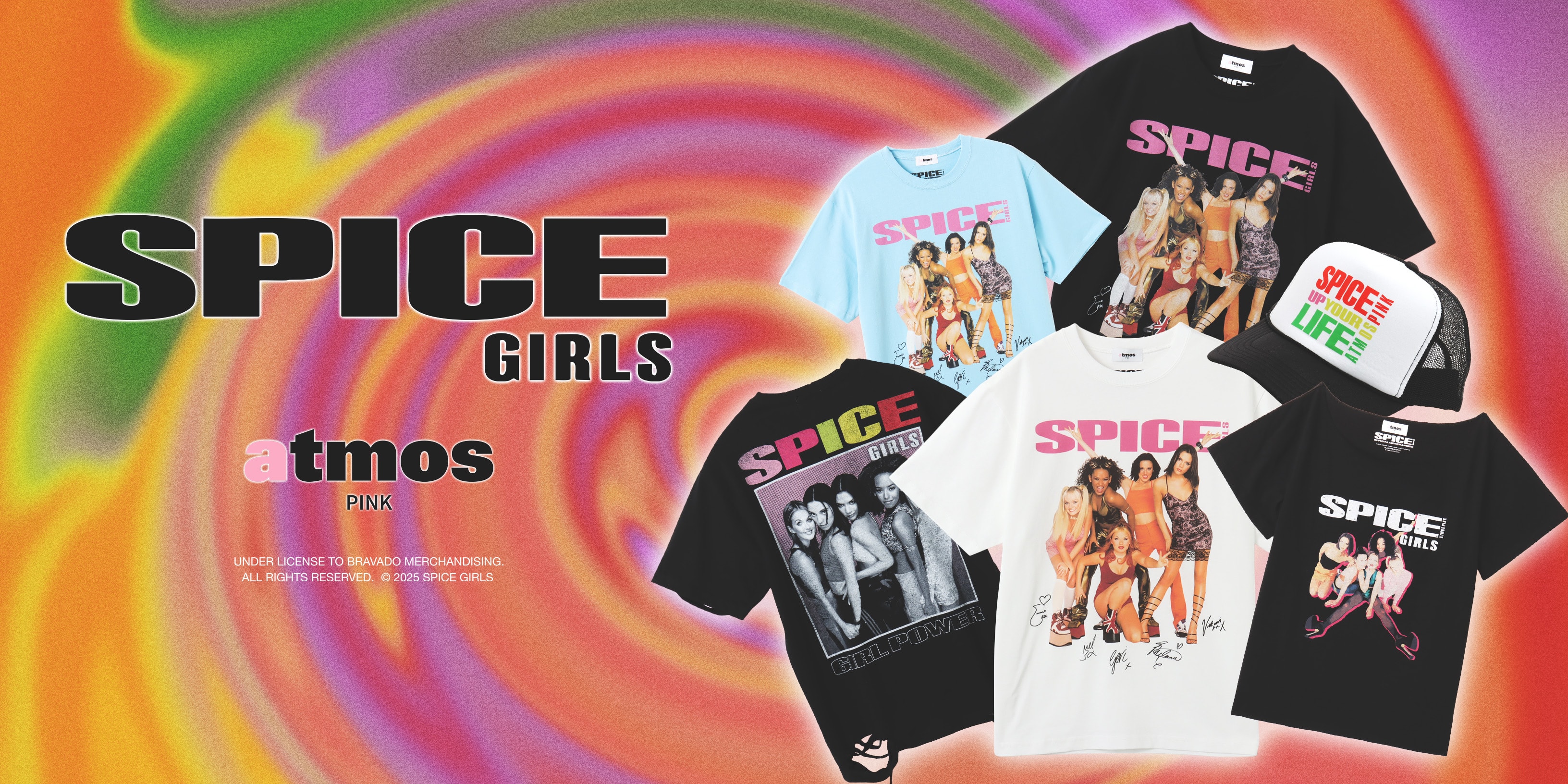 "SPICE GIRLS × atmos pink"