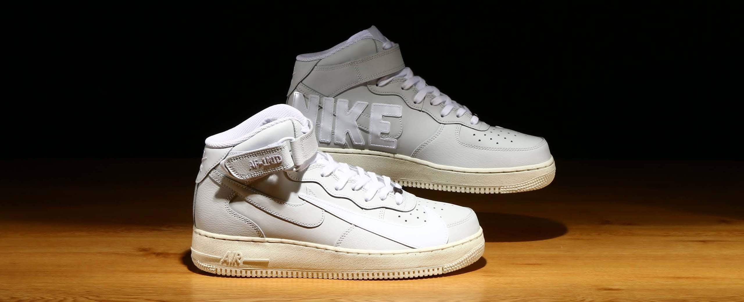 NIKE AIR FORCE 1 MID '07 PRM PHOTON DUST/WHITE-COCONUT MILK 22SP-I