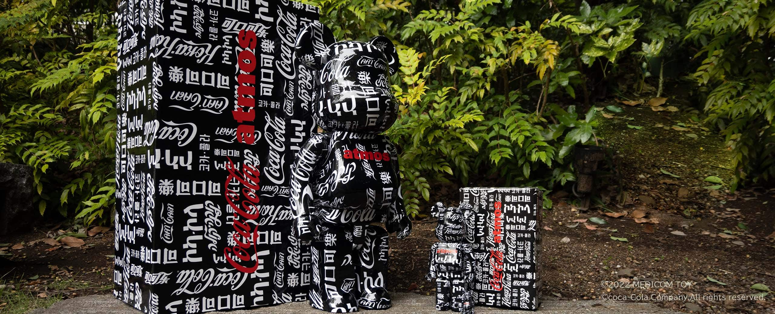 MEDICOM TOY BE@RBRICK Coca-Cola × atmos TYPE-6 1000% 22SS-I