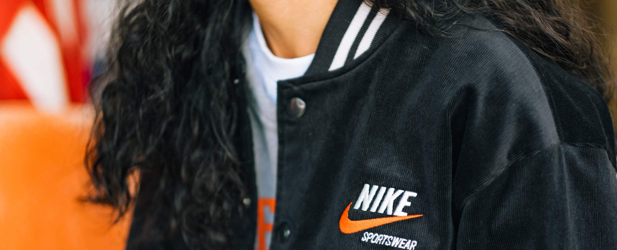 NIKE AS M NSW NIKE TREND BOMBER JKT BLACK/SAIL/UNIVERSITY