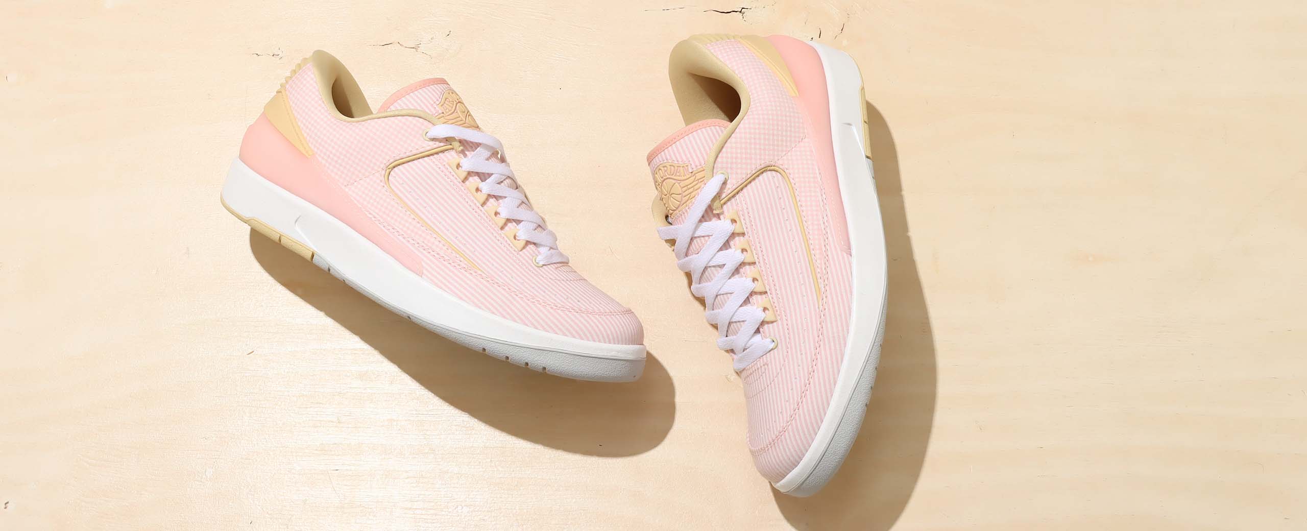 JORDAN BRAND AIR JORDAN 2 RETRO LOW ATMOSPHERE/PALE VANILLA-WHITE ...