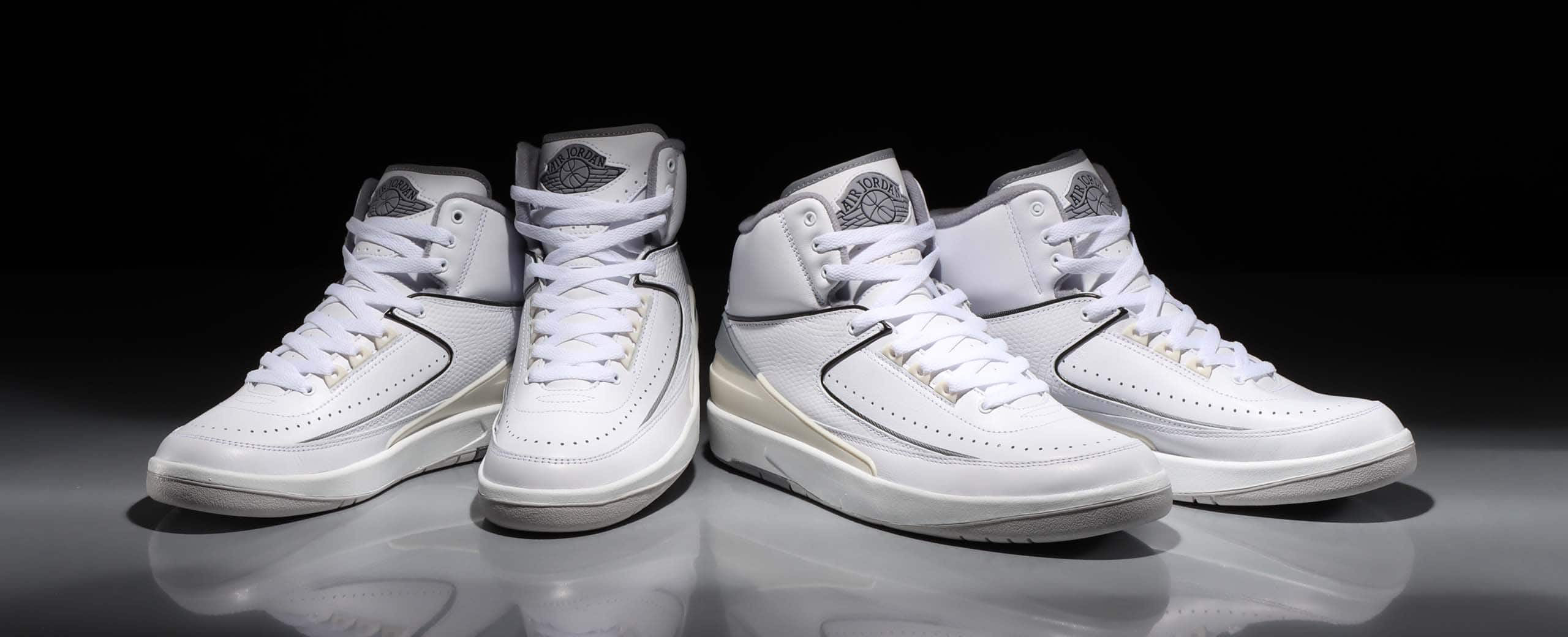 Nike Air Jordan 2 White and Cement Grey | www.angeloawards.com