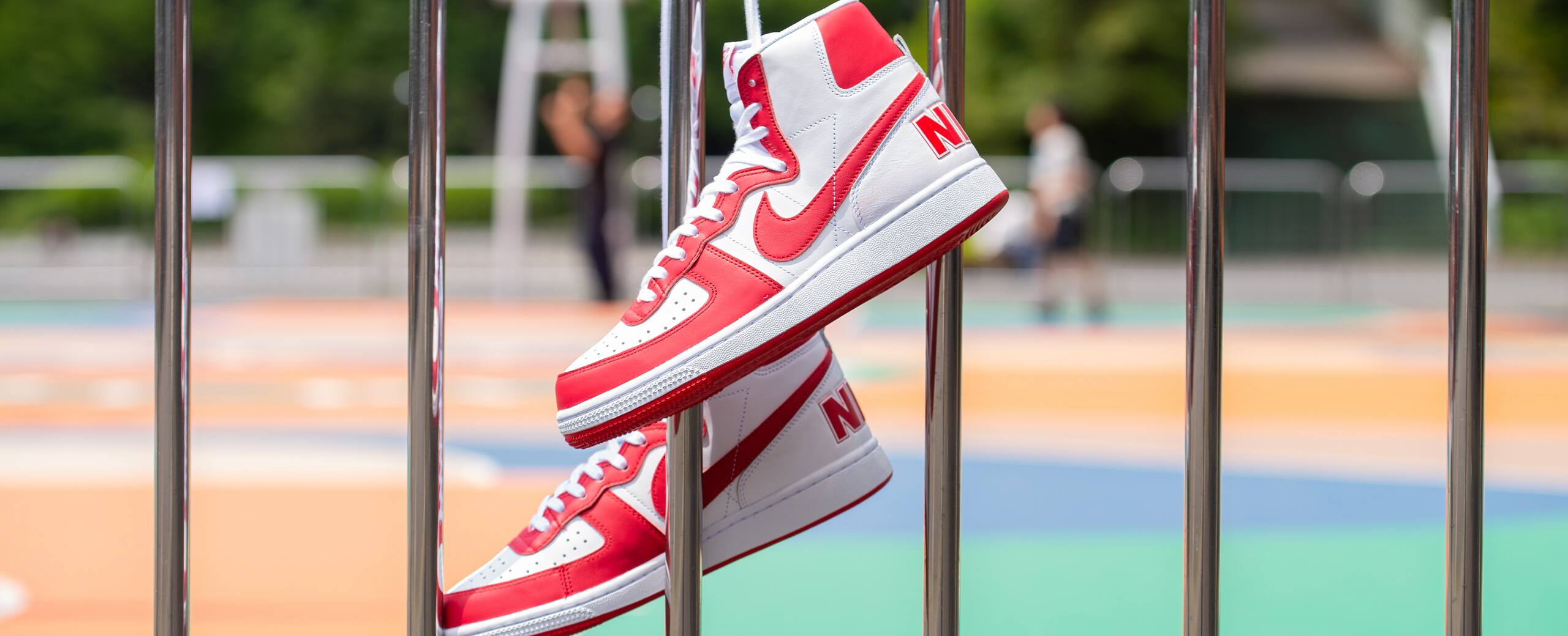 NIKE TERMINATOR HIGH WHITE/UNIVERSITY RED 23SU-I