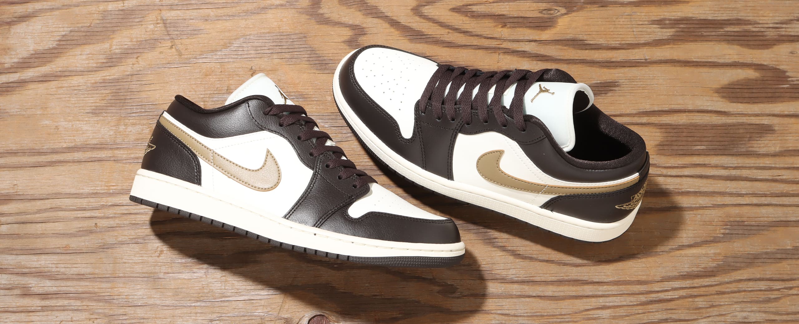 JORDAN BRAND WMNS AIR JORDAN 1 LOW SHADOW BROWN/BROWN KELP-SAIL 23FA-I