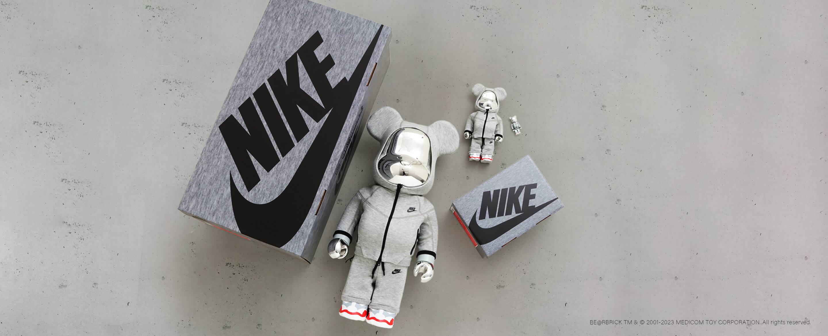 BE@RBRICK NIKE TECH FLEECE N98 100％＆400％ - その他