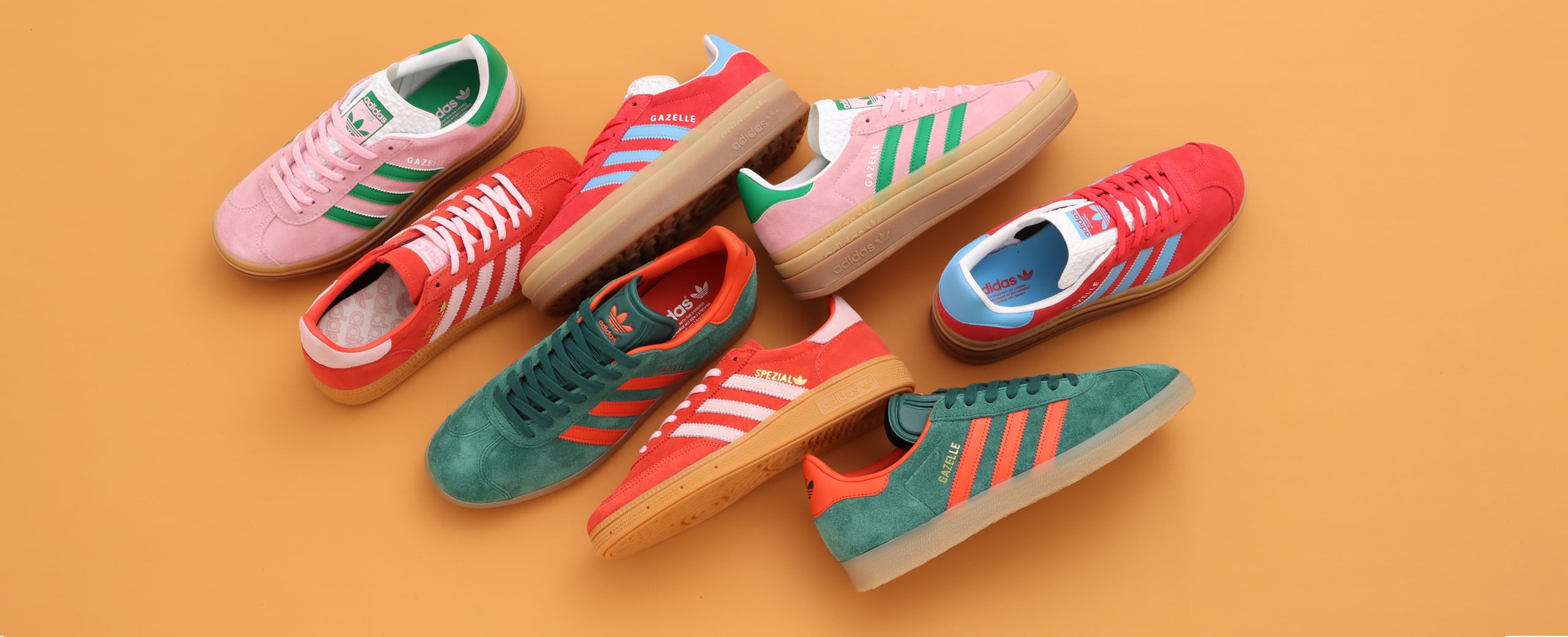 adidas GAZELLE BOLD W TRUPNK/GREEN/FTWWHT