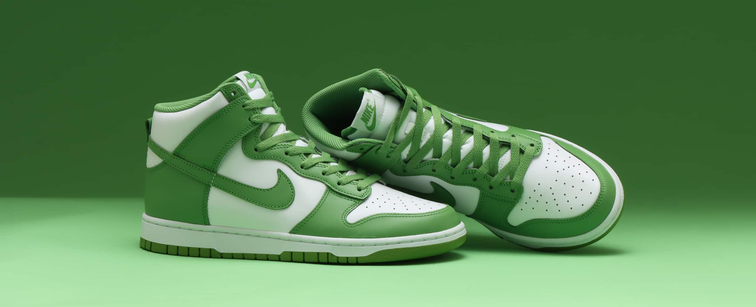 NIKE DUNK HI RETRO BTTYS WHITE/CHLOROPHYLL-WHITE