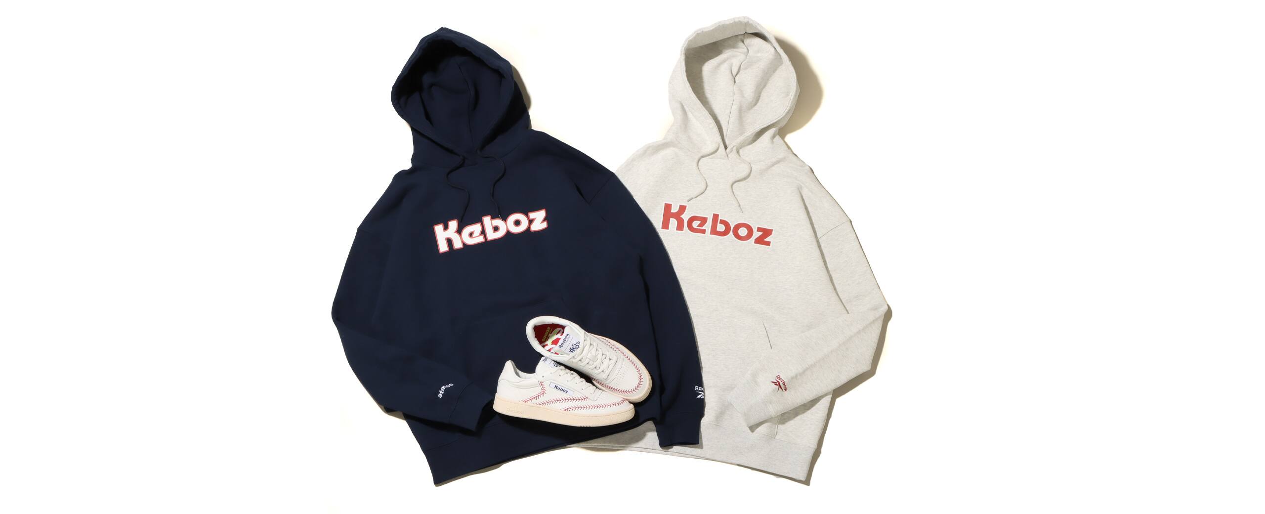 Reebok x atmos x KEBOZ SWEAT HOODIE GRAY