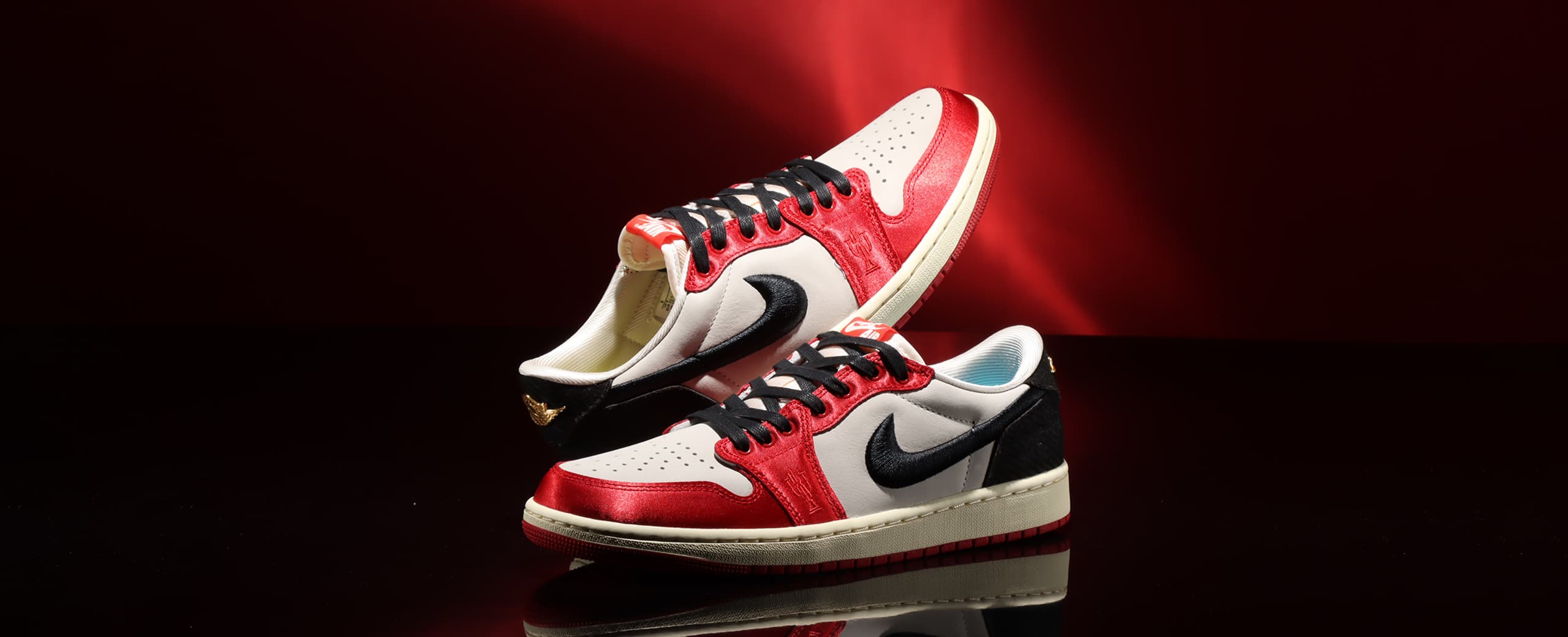 JORDAN BRAND AIR JORDAN 1 RETRO LOW OG SP SAIL/BLACK-VARSITY RED ...