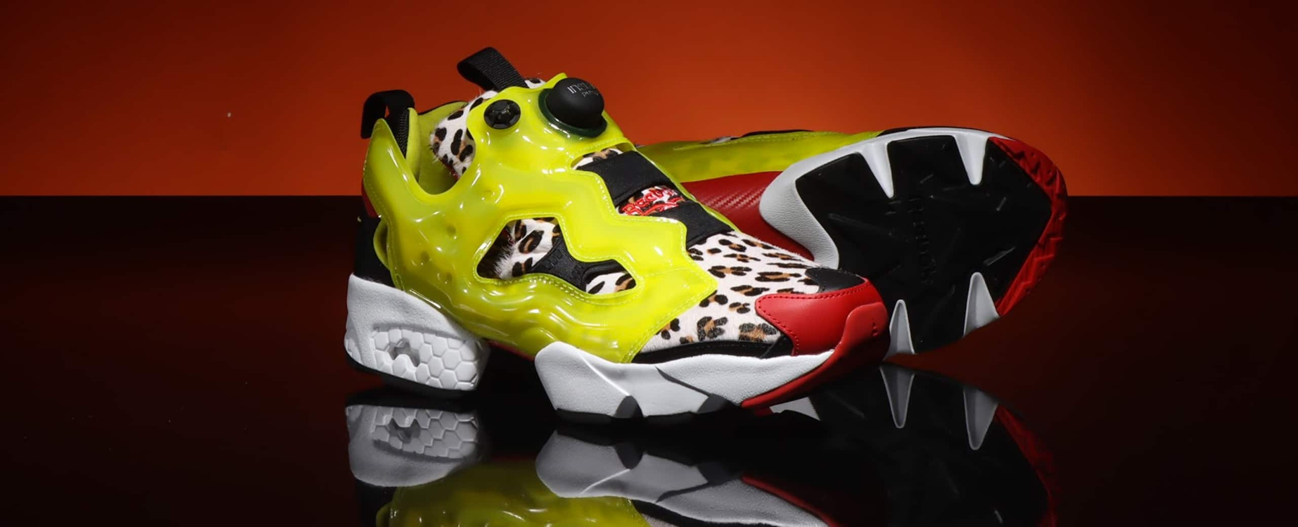 Reebok x atmos INSTAPUMP FURY "CITRON ANIMAL" 20FW-S