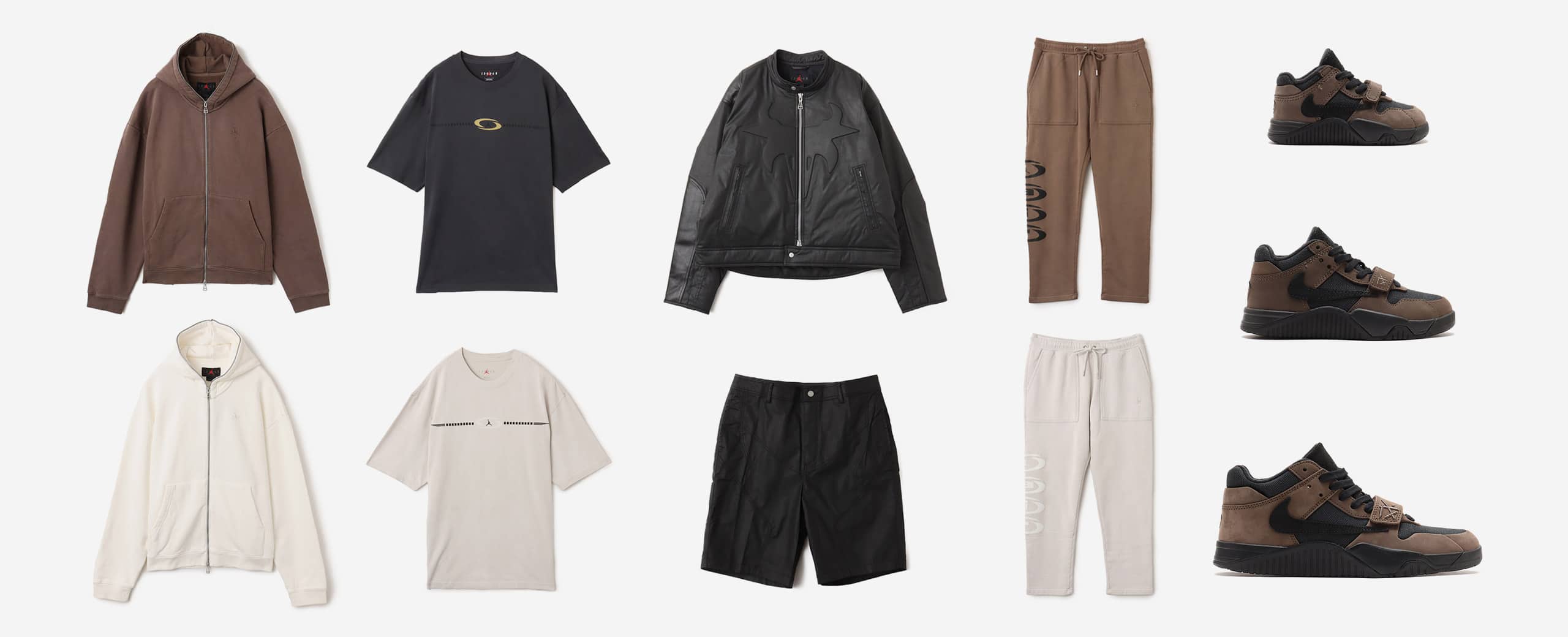 極美品　NIKE オフホワイト　トラヴィススコット　セットアップ NIKE公式】エア ジョーダン 1 LOW 'Travis Scott x Fragment