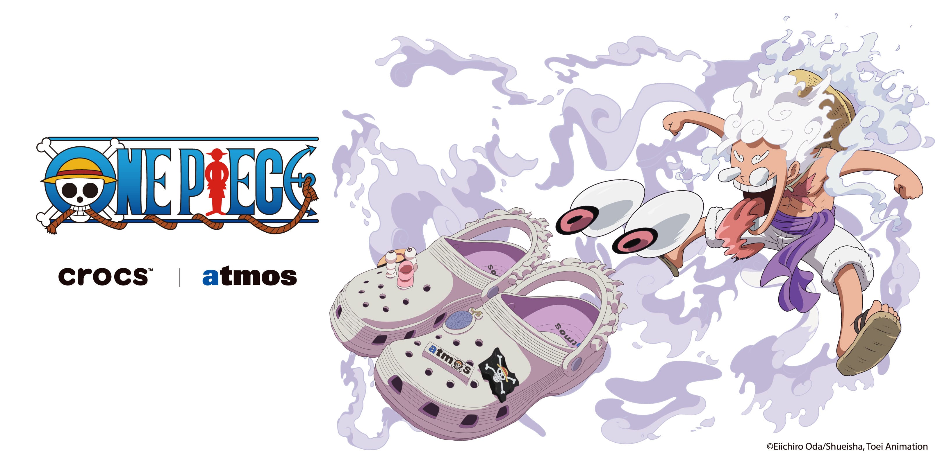 ONE PIECE x atmos x Crocs Gear 5 Classic RO Clog