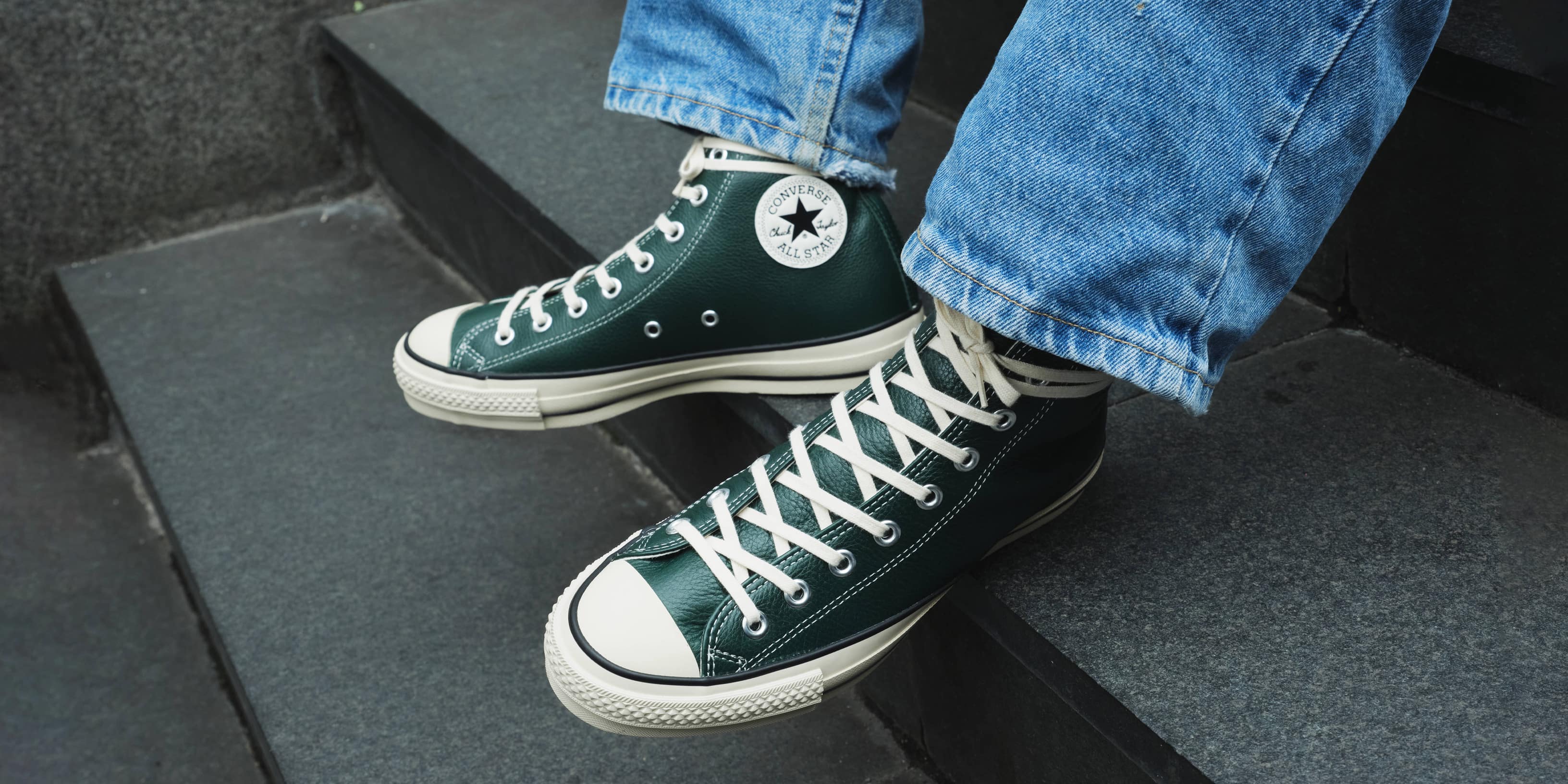 CONVERSE LEATHER ALL STAR J HI