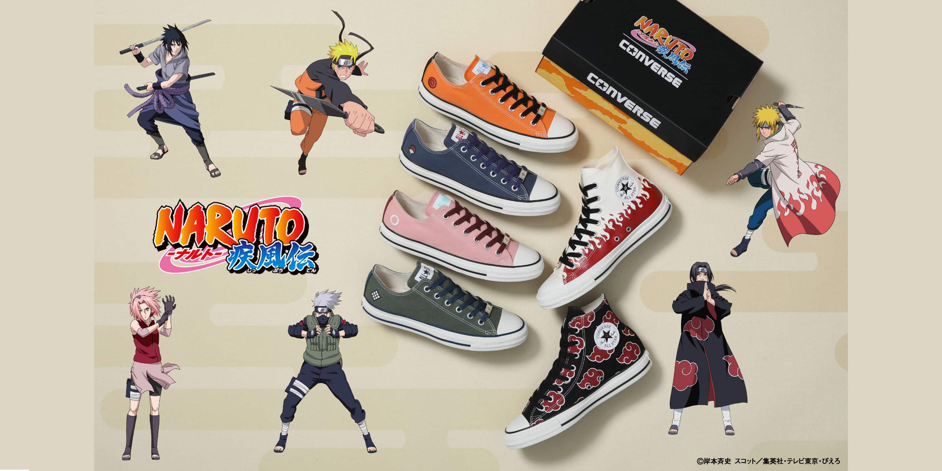 CONVERSE ALL STAR OX / NARUTO SHIPPUDEN  (NARUTO)