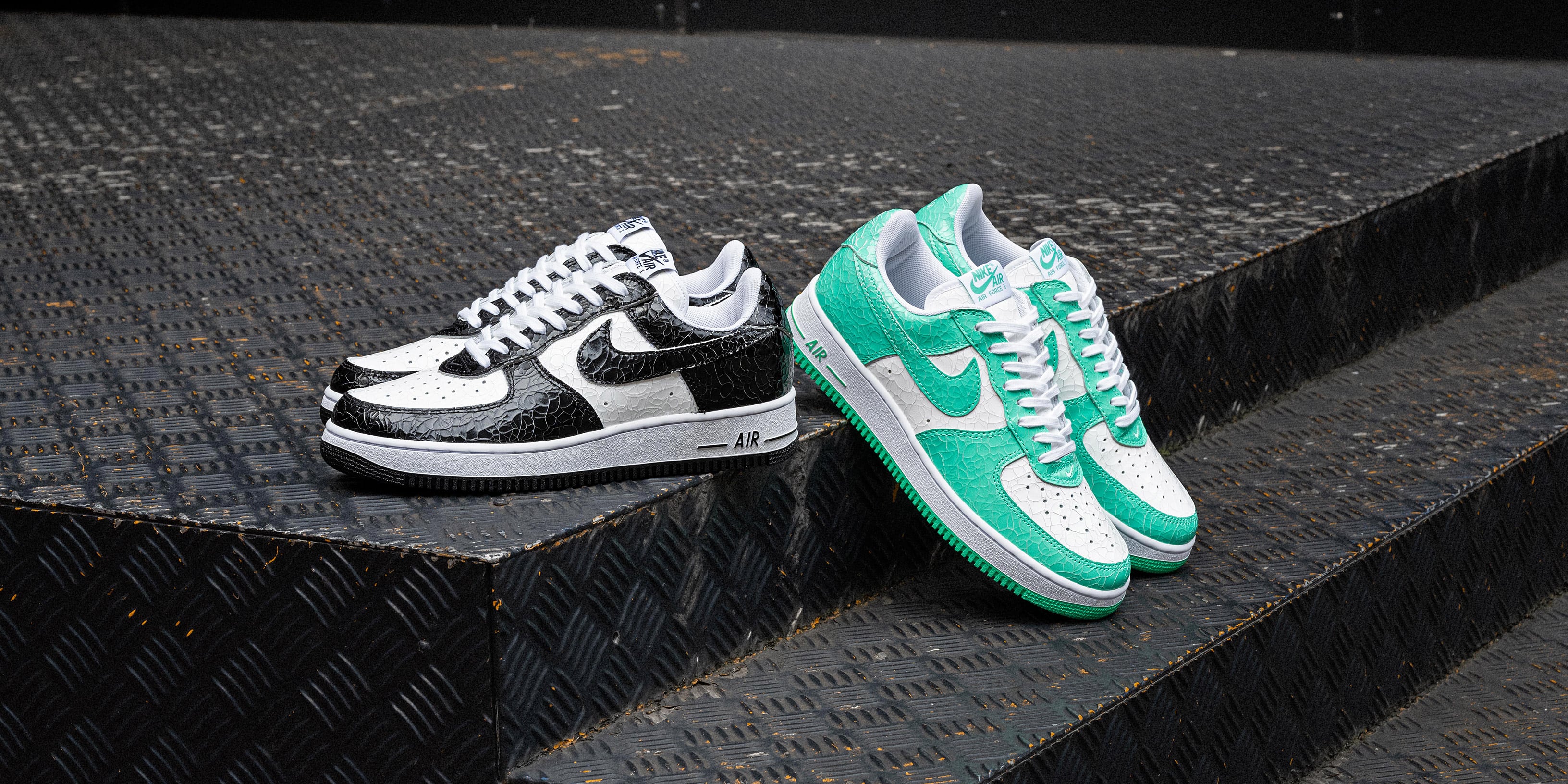 NIKE AF1 CRACKED LEATHER