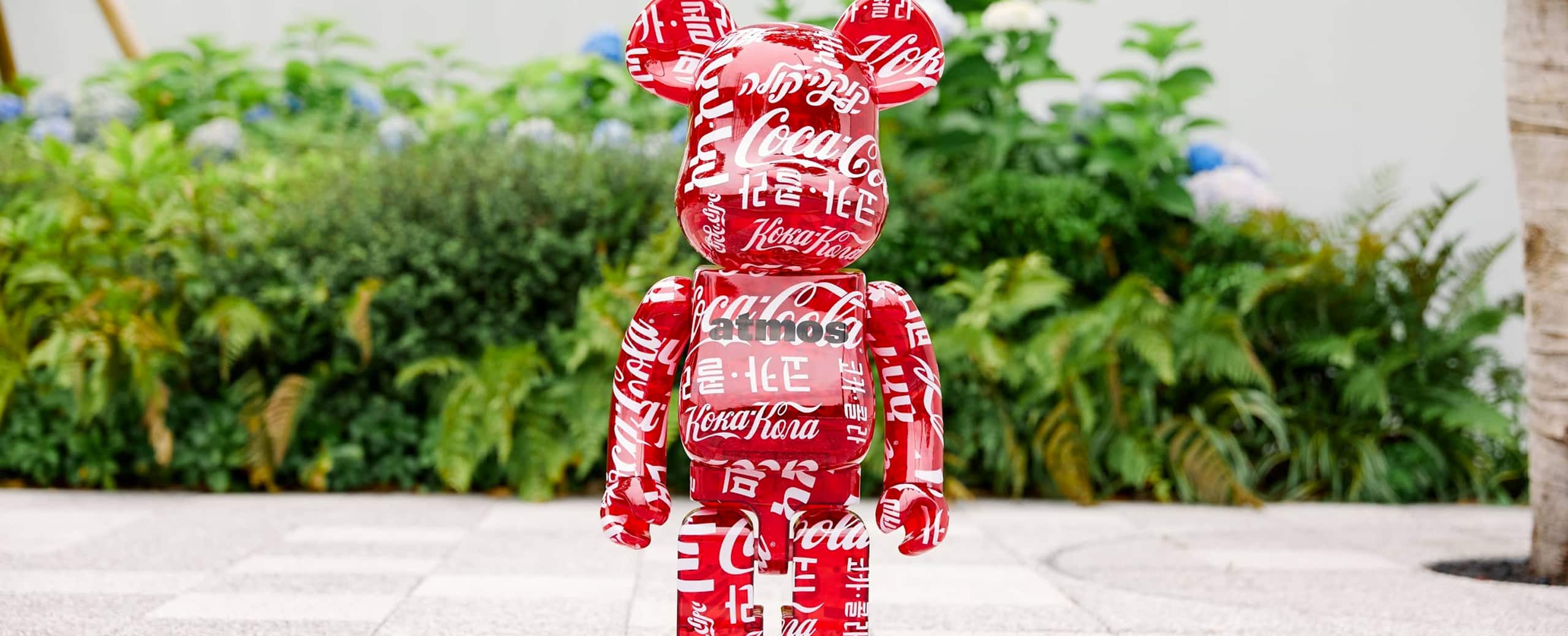 BE@RBRICK atmos × Coca-Cola 1000％ CLEAR