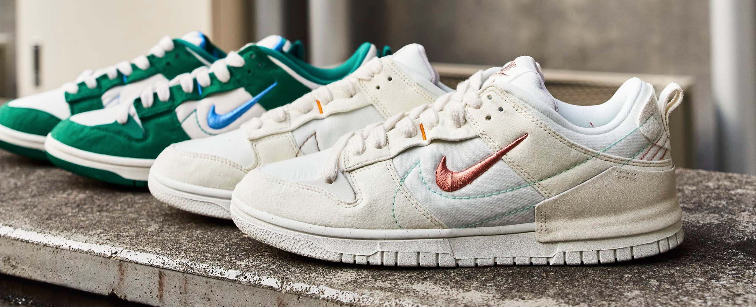 NIKE W DUNK LOW DISRUPT 2 PALE IVORY/LT MADDER ROOT-SAIL-VENICE 22SP-I