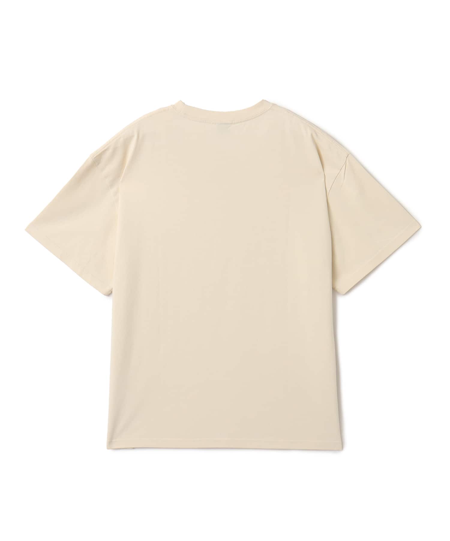 BRAIN DEAD MOVIMENTO T-SHIRT CREAMの画像