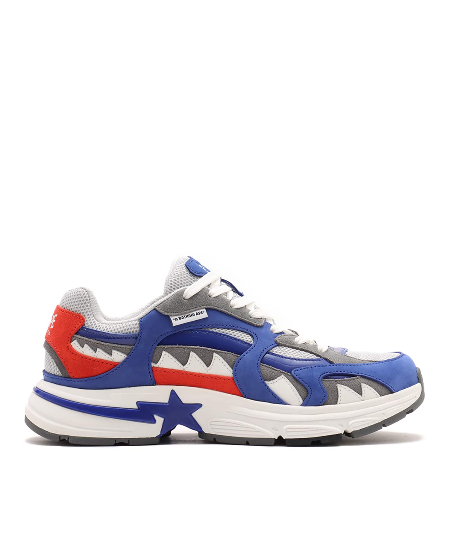 A BATHING APE SHARK STA JAPAN BLUEの画像