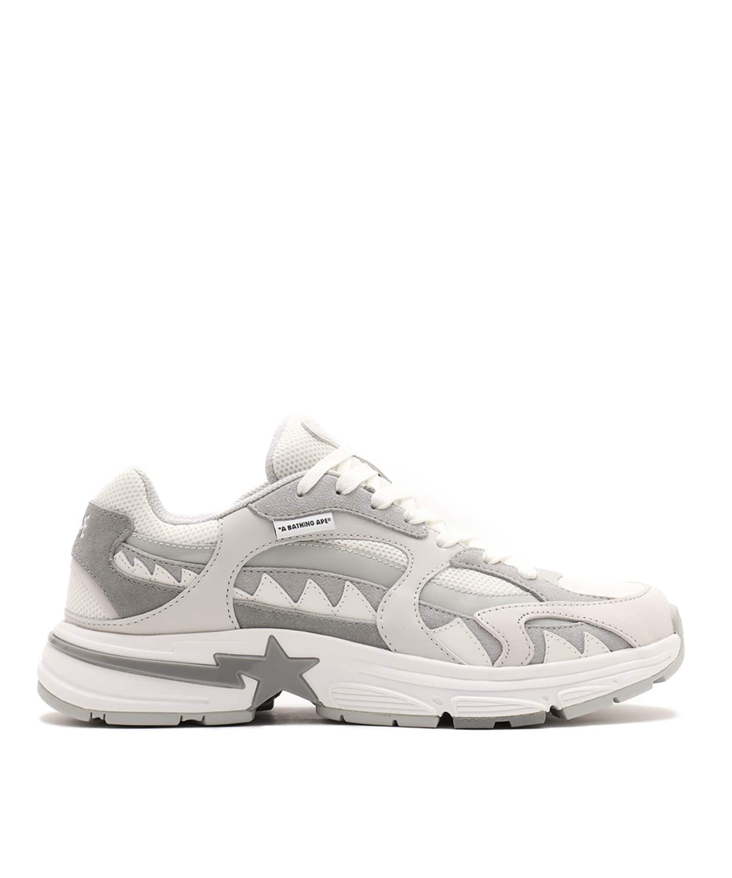 A BATHING APE SHARK STA WHITEの画像