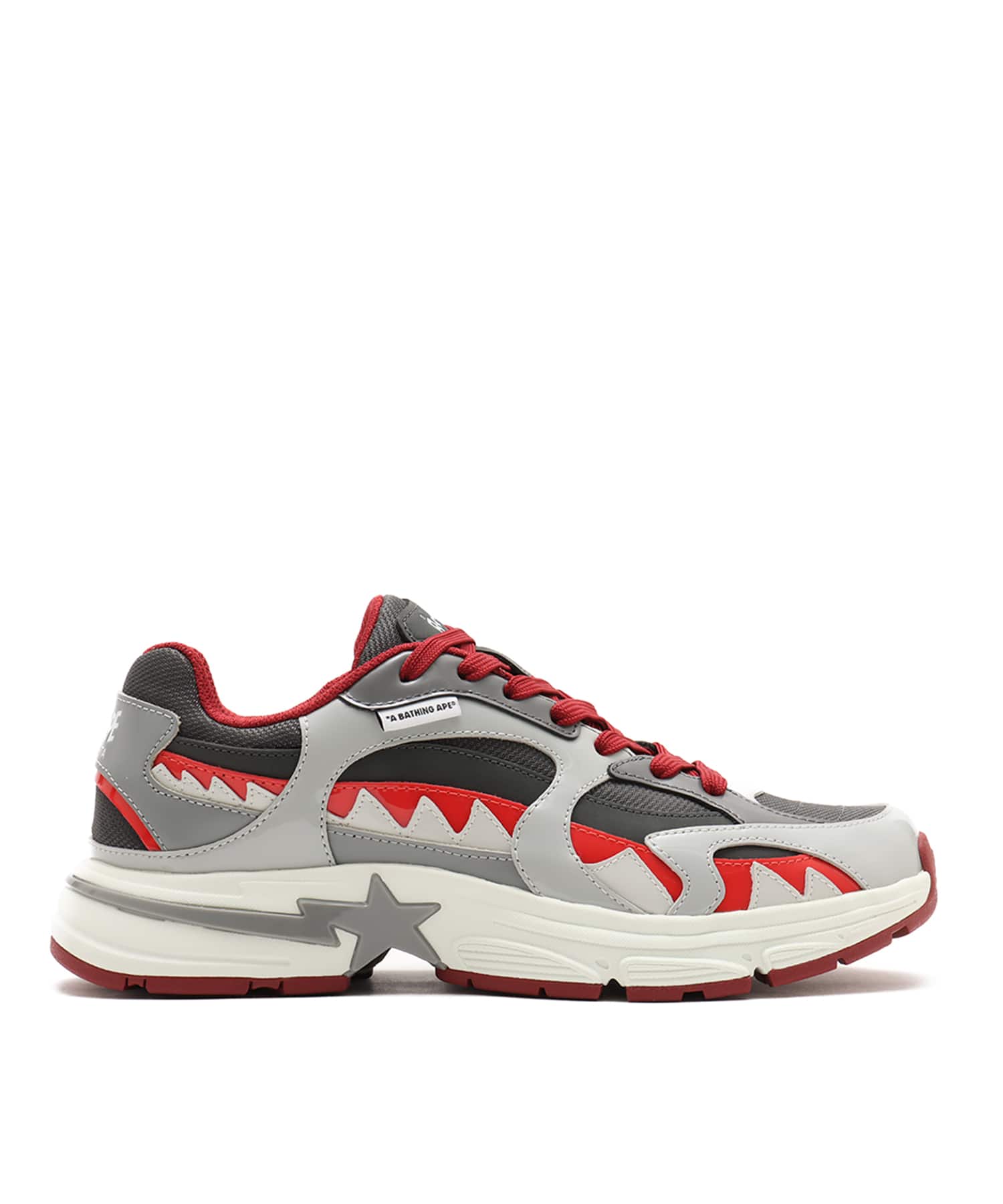 A BATHING APE SHARK STA #3 GRAYの画像