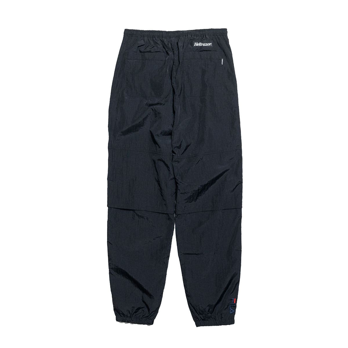 FILA HELLRAZOR TRADEMARK LOGO NYLON PANTS BLACK 23SS-S