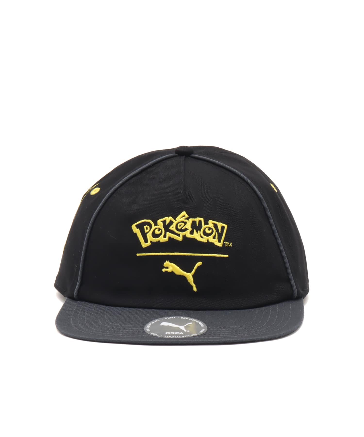 PUMA X POKEMON DAD CAP PUMA BLACK-STRONG GRAYの画像