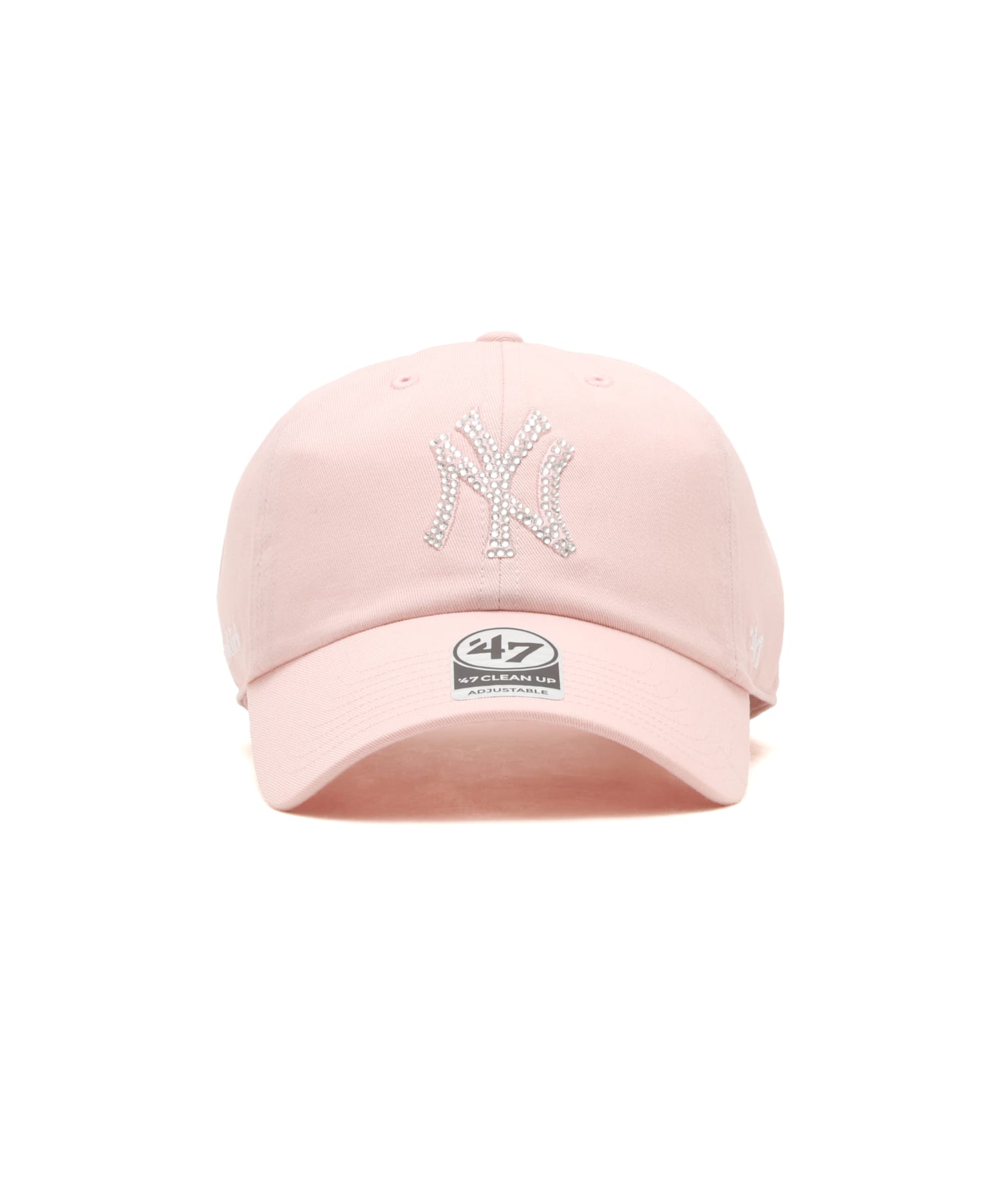 SPORTY＆RICH Yankees Krystal Hat Candy/Whiteの画像