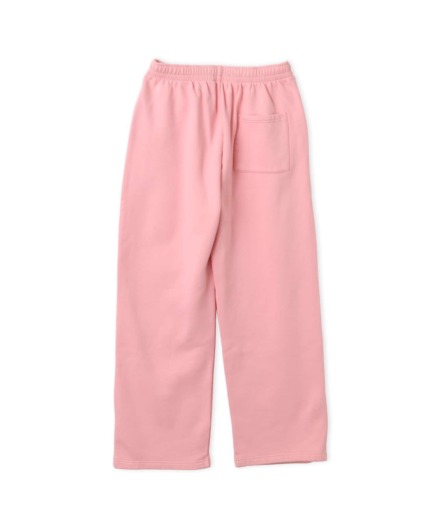 SPORTY＆RICH Yankees Krystal Wide Sweatpant Candy/Whiteの画像