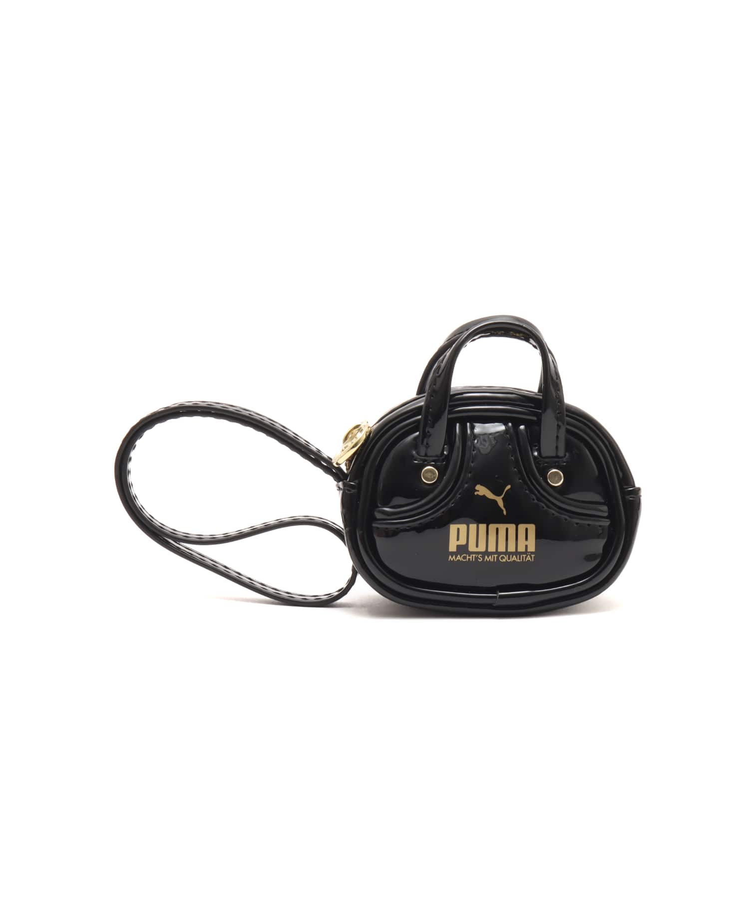 PUMA 1976 GRIP バッグ KEYCHAIN PUMA BLACK-ARCHIVE GOLDの画像