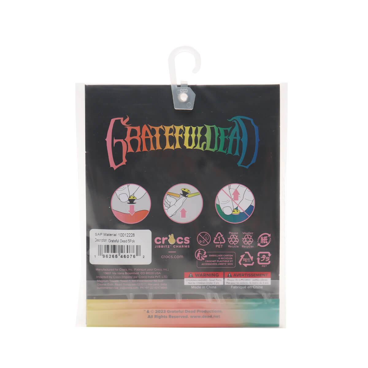 crocs Grateful Dead 5 Pack MULTI の画像