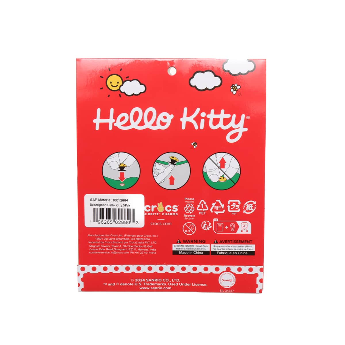 crocs Hello Kitty 5 Pck MULTI (クロックス ハローキティ 5 crocs Hello Kitty 5 Pck MULTI (クロックス ハローキティ 5