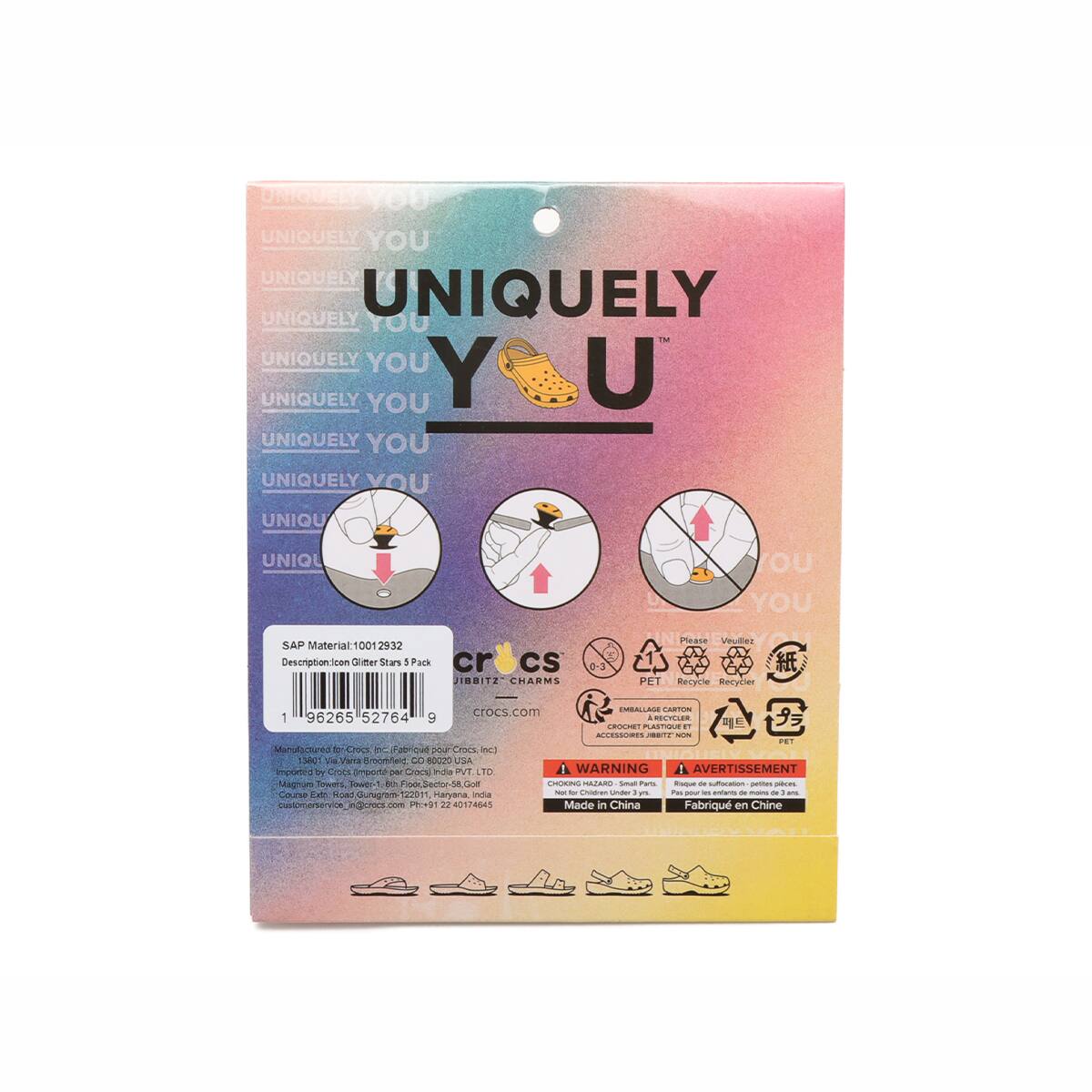 crocs Icon Glitter Stars 5 Pack MULTI 24SS-Iの画像