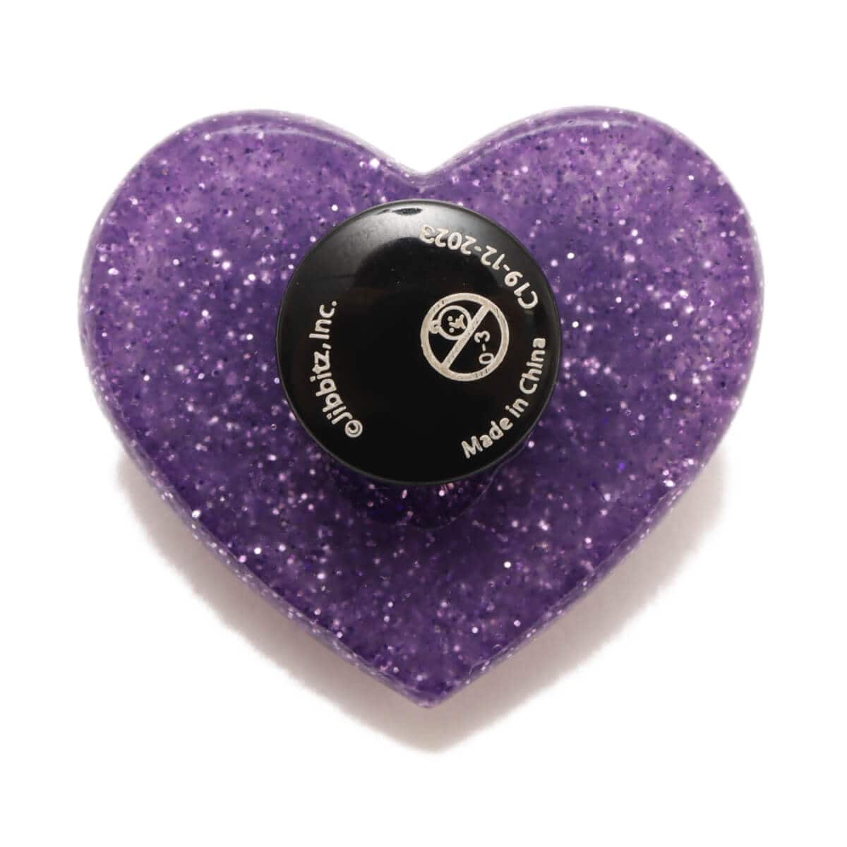crocs 3D Glitter Purple Heart MULTI の画像